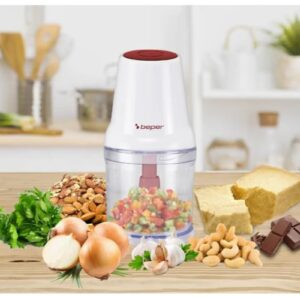 BEPER P102ROB010 Procesador de alimentos de doble cuchilla, 400 W