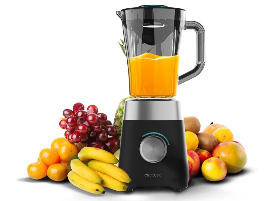 Cecotec Batidora de Vaso Power Black Titanium1300 W, - Imagen 2