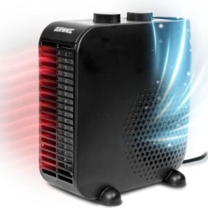 Duronic HV21 Calefactor eléctrico 2000W | Termoventilador 2 Niveles potencia