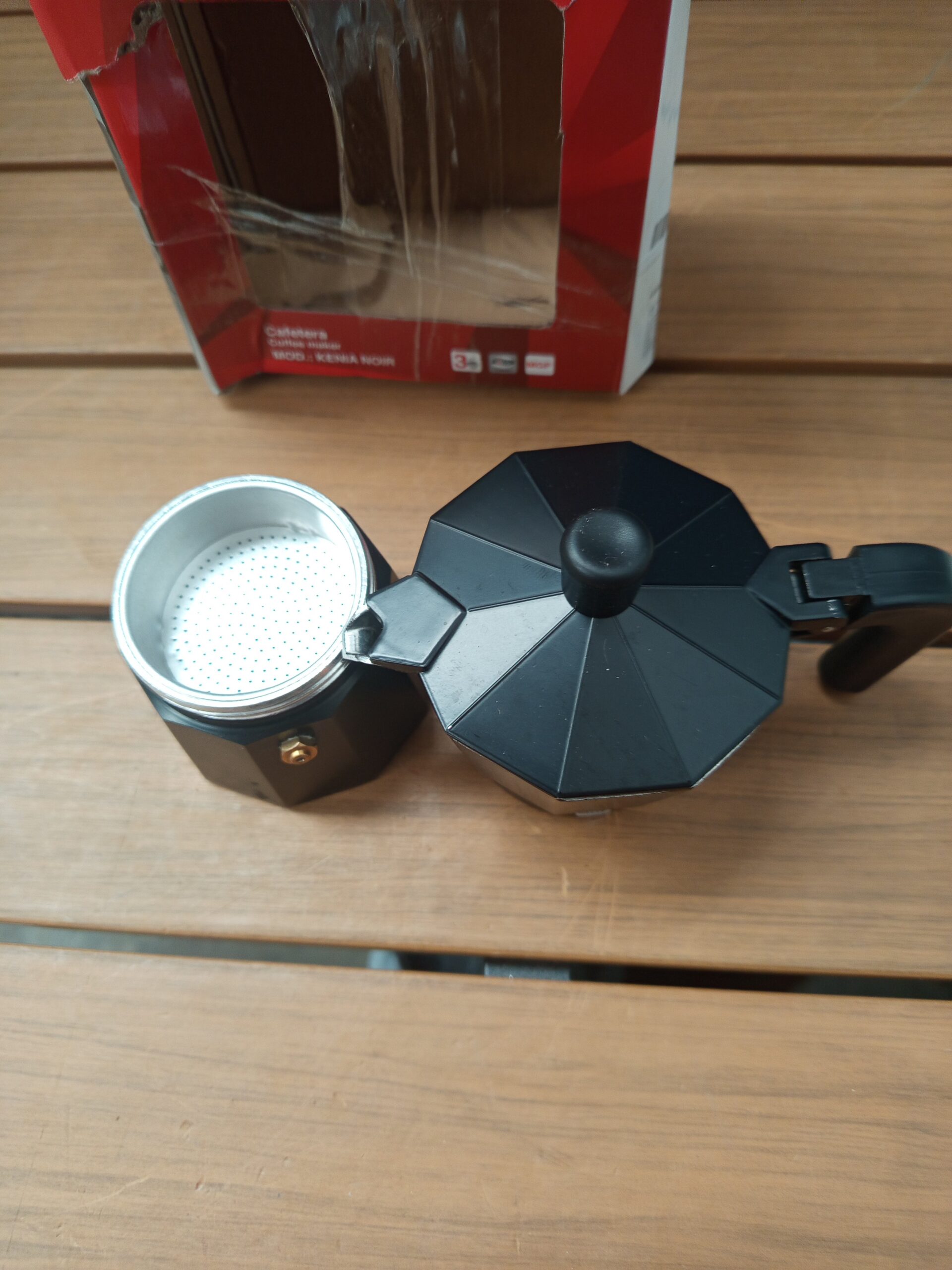 MAGEFESA Kenia Noir - Cafetera Italiana 3 Tazas - Imagen 6