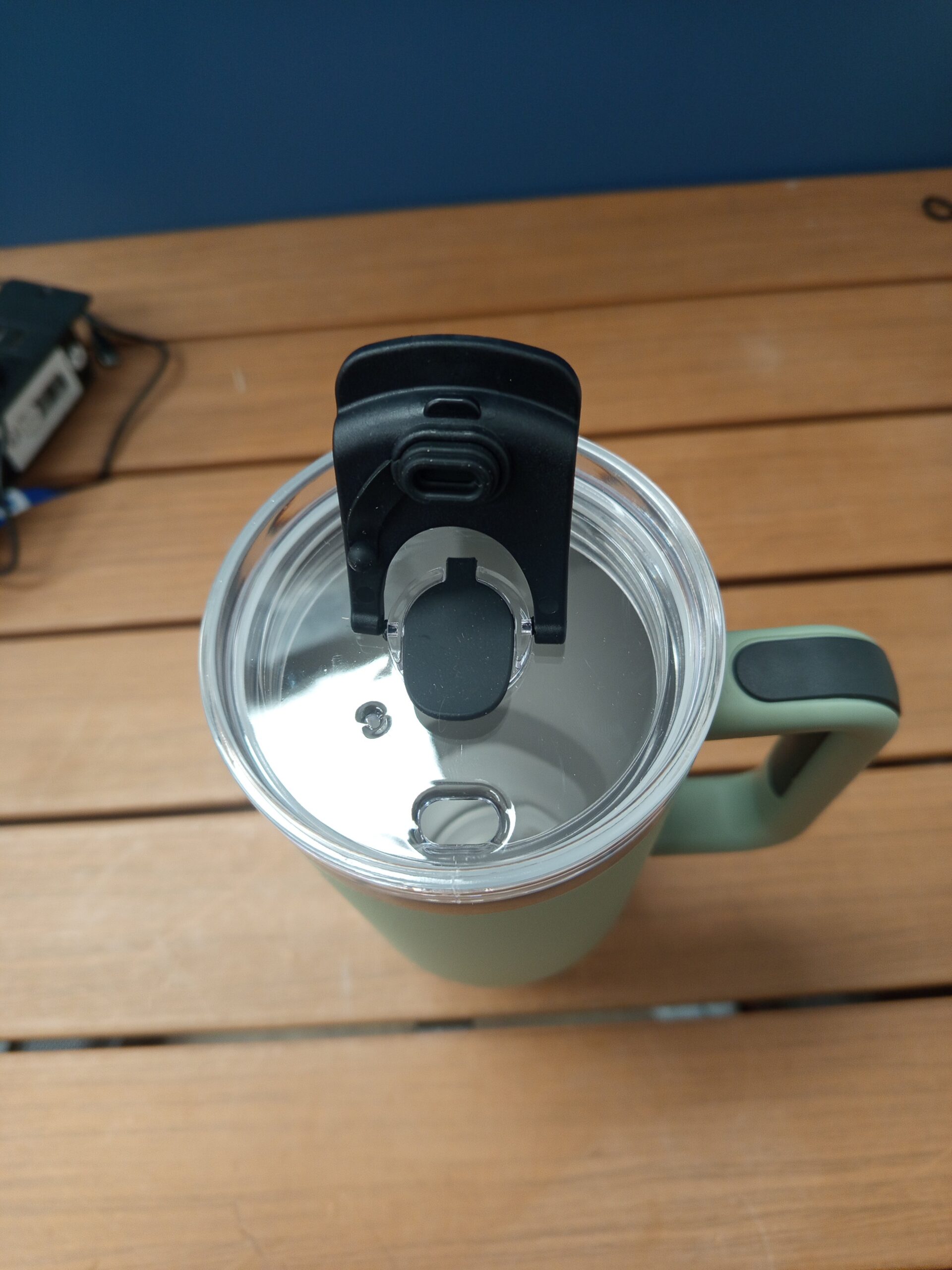 Taza Termo cafe para Llevar, Taza Termica 1200ml con Tapa y Pajitas. - Imagen 2