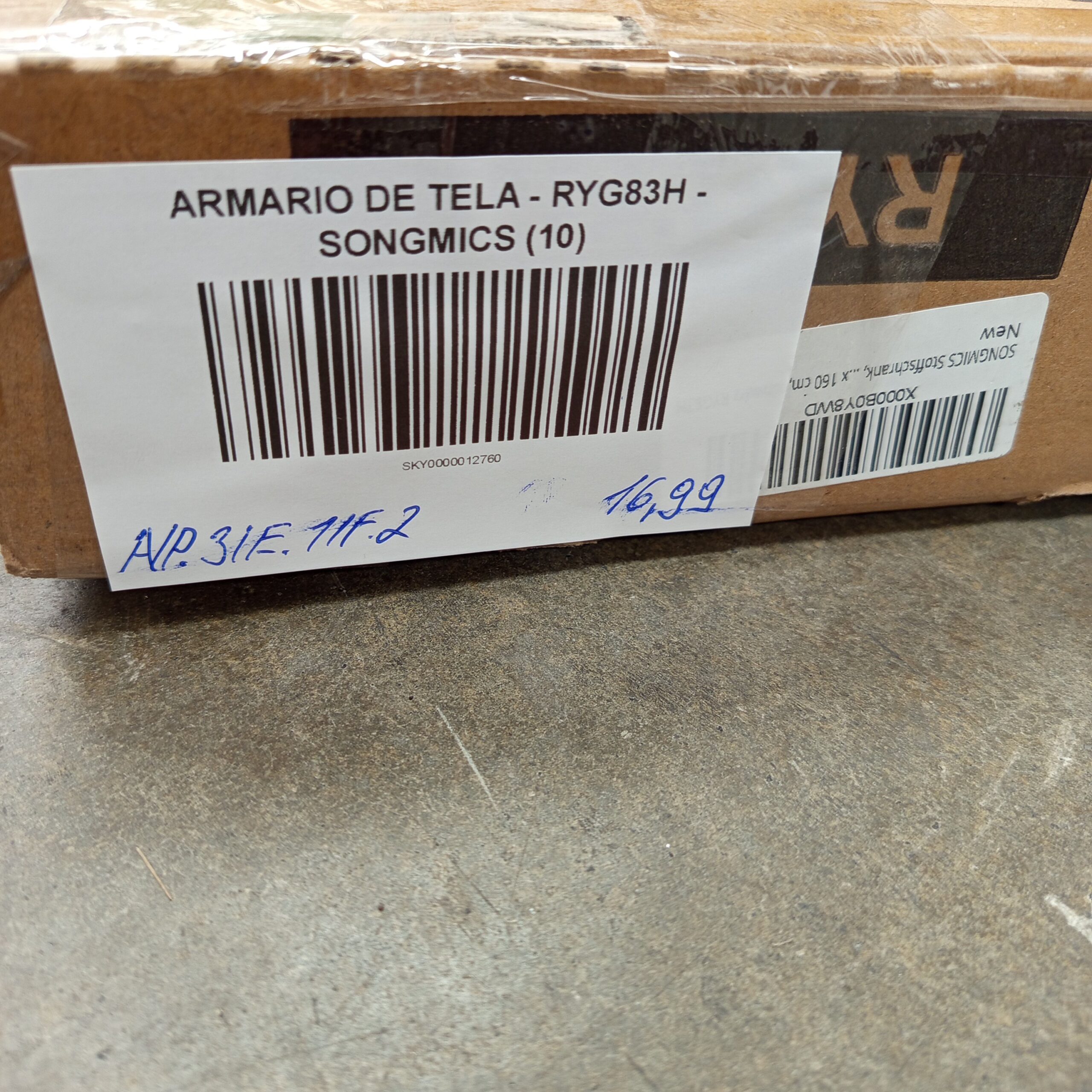 Armario de Tela - RYG83H - SONGMICS - Imagen 8
