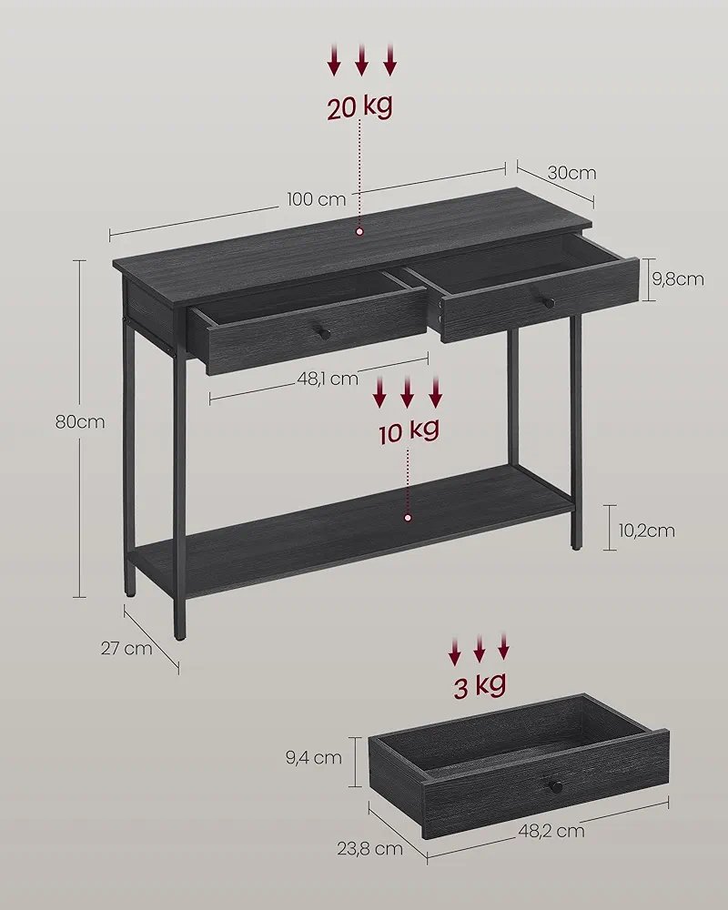 Mesa de Consola - LCB010G01 - VASAGLE - Imagen 2