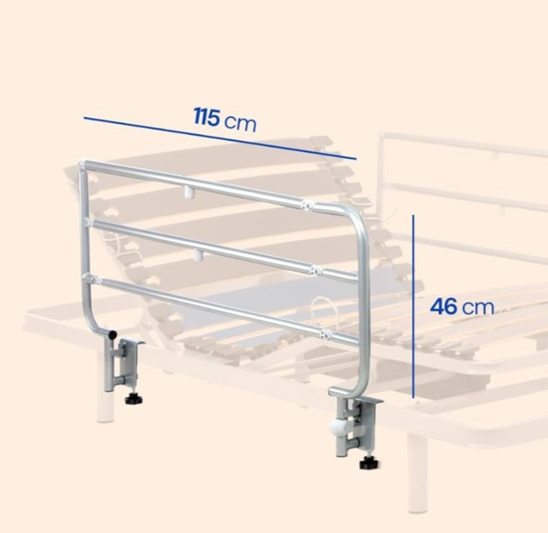 Geriafy - Barandillas abatibles para Camas articuladas - Imagen 3