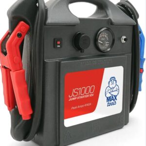 MAXTOOLS JS1000 Arrancador de Emergencia Portátil 1380 A 12 V 22 Ah.