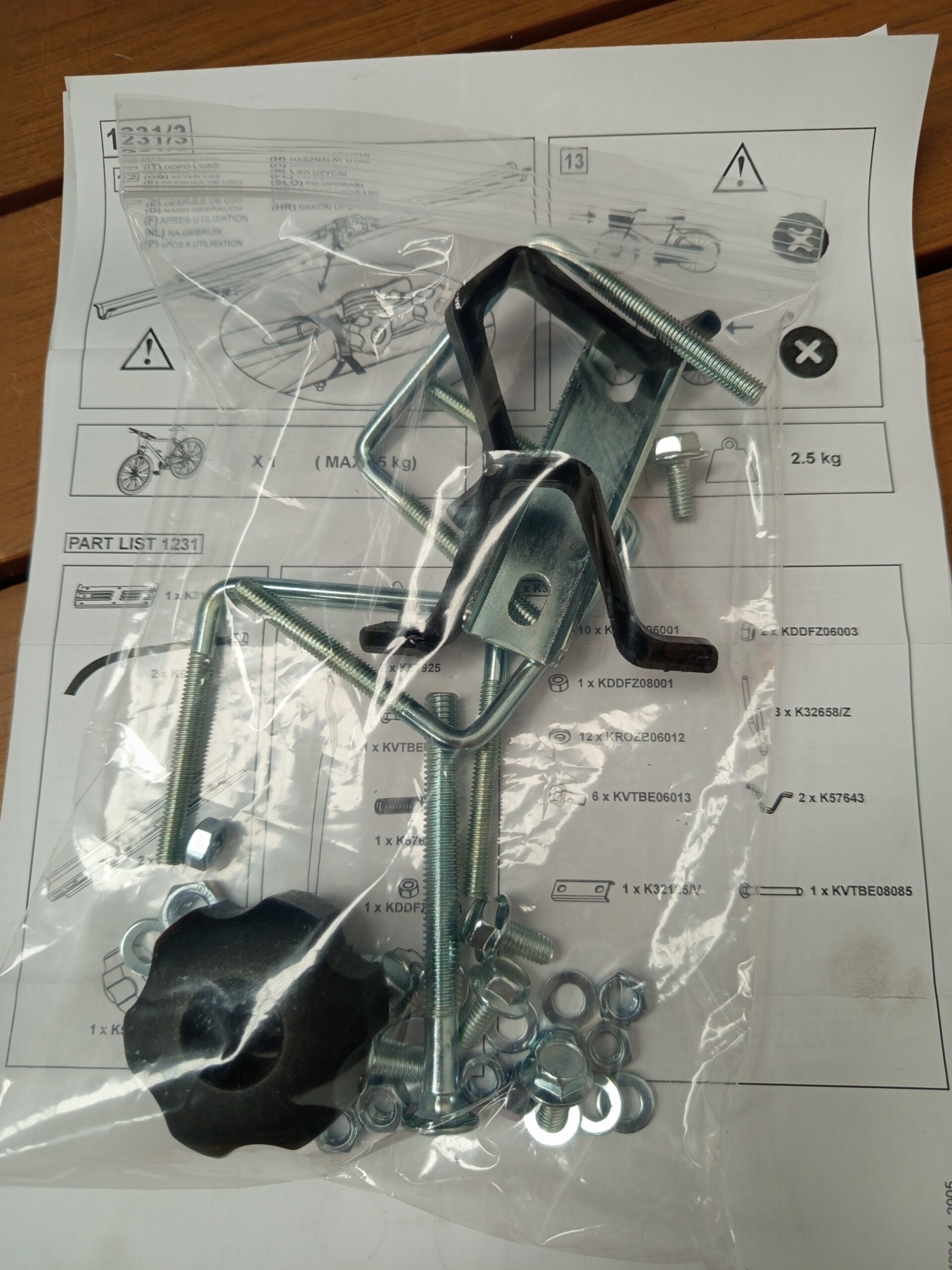 CAM 1231/N - Soporte para 1 Bicicleta. - Imagen 3
