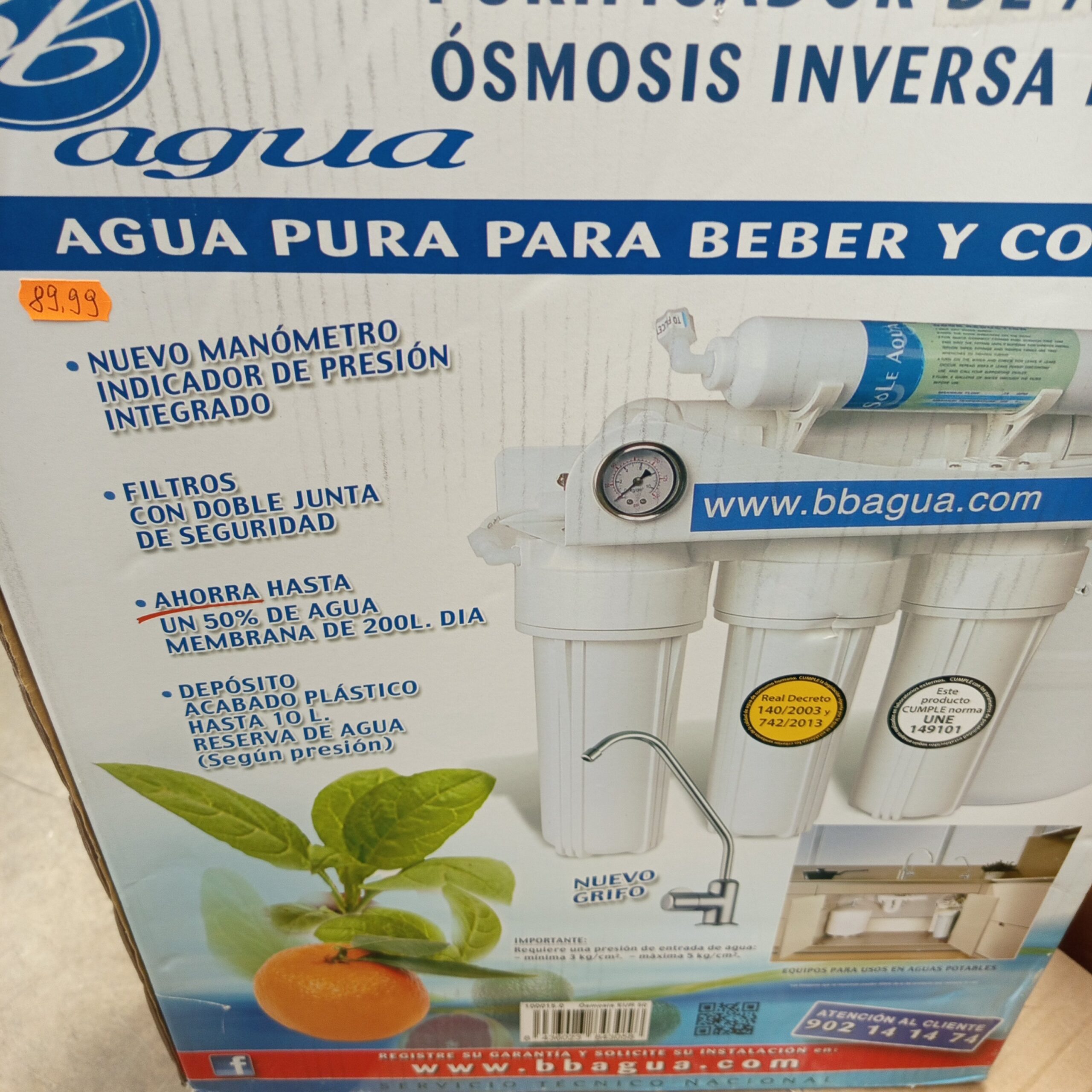 Equipo de Osmosis de 5 Etapas - EUR-50 - Imagen 9