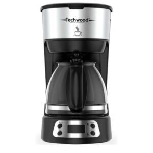 Techwood Cafetera programable Black
