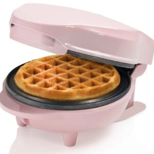 Bestron Mini gofrera rosa