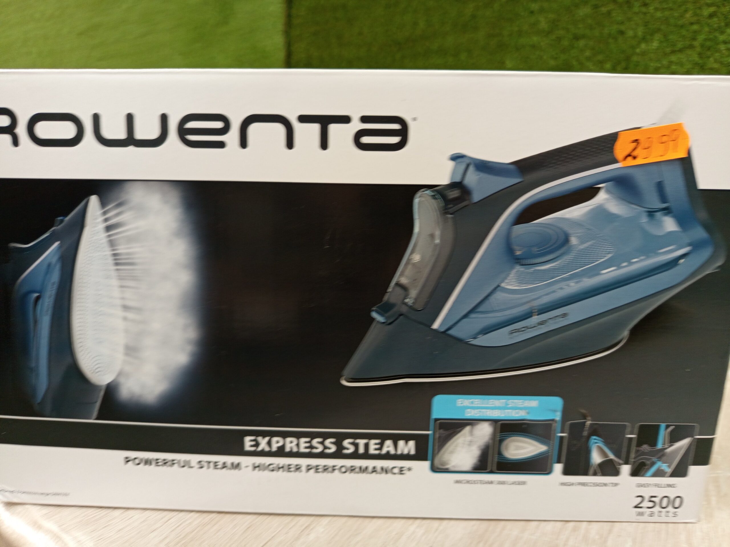 Plancha de vapor - ROWENTA 250 ml, Azul - Imagen 2