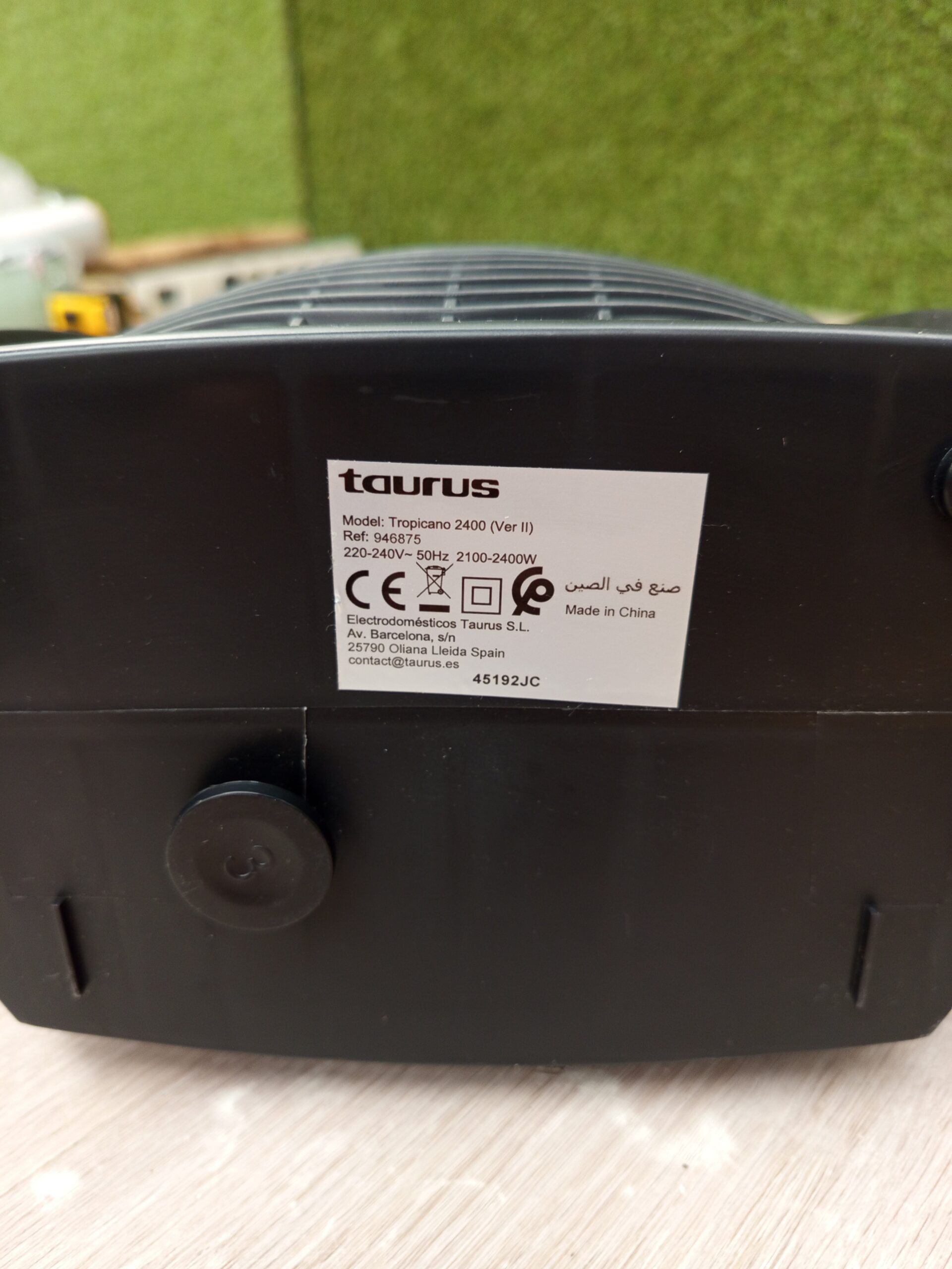 Taurus Tropicano 2400 Calefactor - Imagen 4