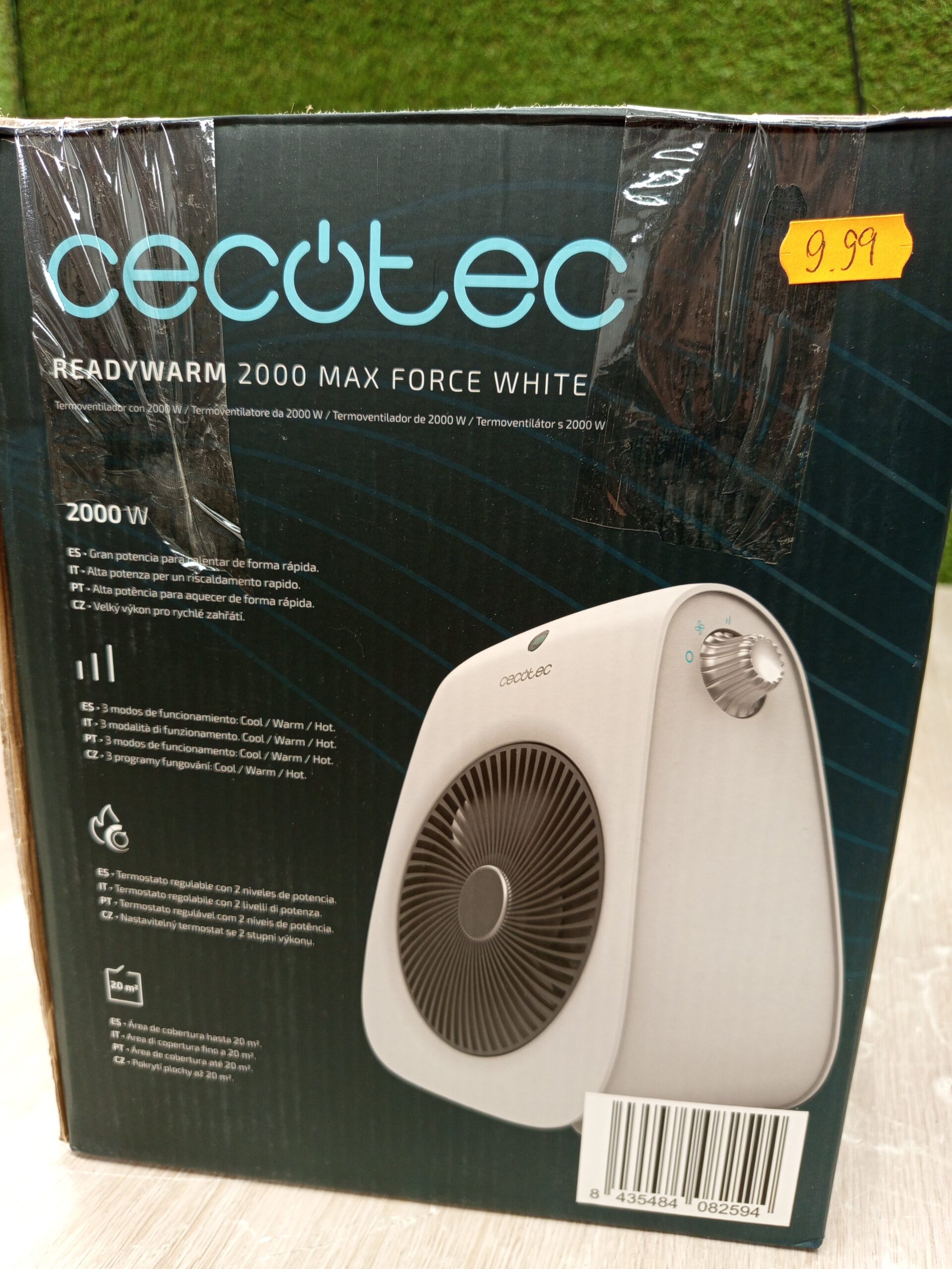 Cecotec Calefactor Eléctrico ReadyWarm blanco - Imagen 2