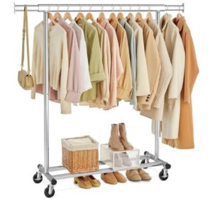 SONGMICS Burro Ropa con Ruedas HSR13S