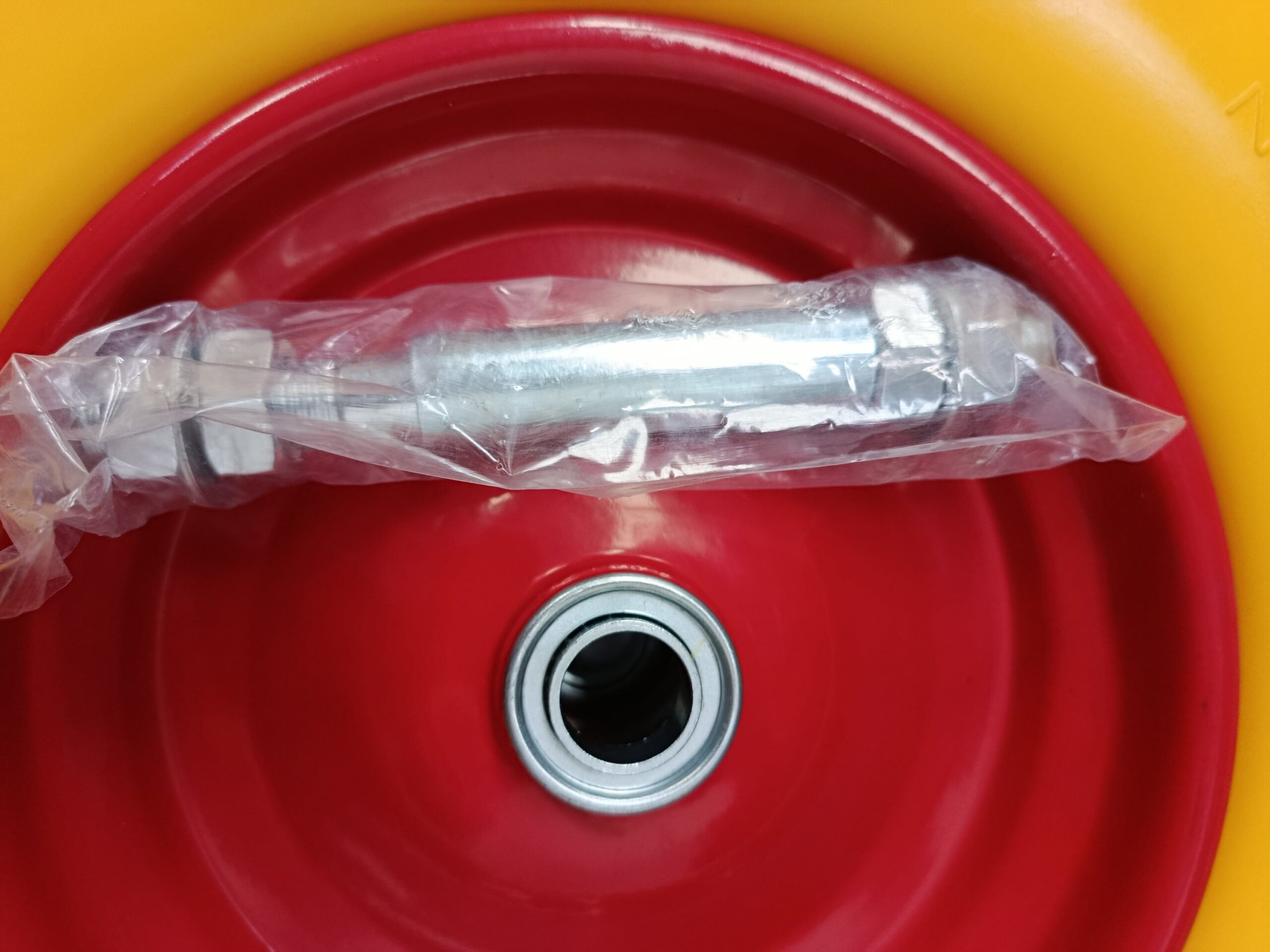 Rueda PU completa para carretilla 4.00-8 goma. - Imagen 2