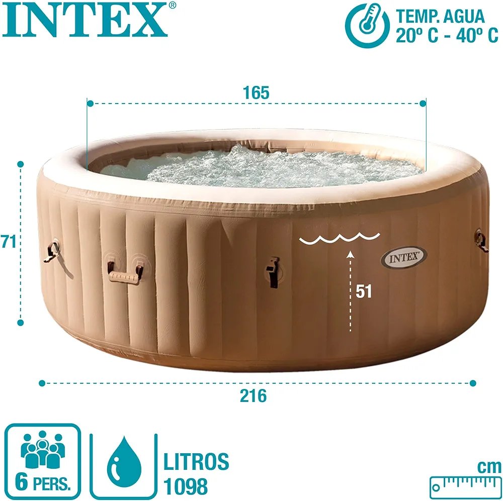 Spa hinchable, Beige - 28428EX - INTEX - Imagen 2