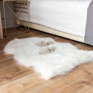 Alfombra de Piel de Oveja - 50×80 CM - HEQUN
