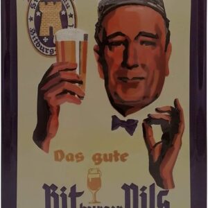 Cartel publicitario - 30 x 20 cm - BITBURGER