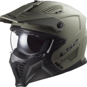LS2, Casco Moto Jet/Modular Drifter Solid Matt Sand, L