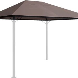 Quick Star Techo de Remplazo para Pabellón 3x4m Taupe Antiguo y Clásico Gris Pardo