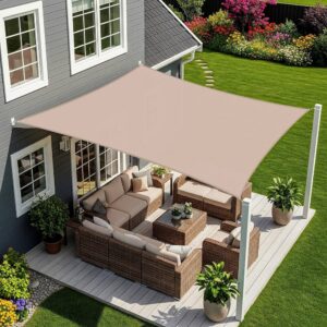 Sunnylaxx 4x5m Impermeable Toldo Vela de Sombra