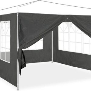 Relaxdays Set de 4 Laterales Carpa