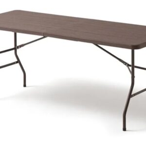 KG KITGARDEN Mesa Plegable Portátil Multifuncional, 180x74x74cm