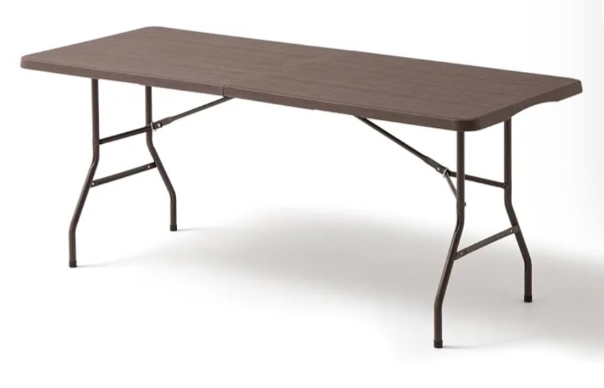 KG KITGARDEN Mesa Plegable Portátil Multifuncional, 180x74x74cm