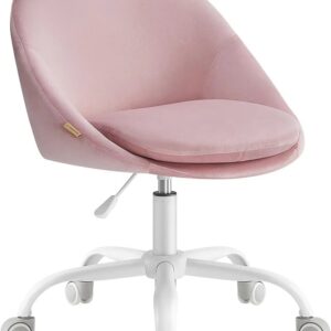 SONGMICS Silla de Oficina en Casa, Rosa Jalea OBG020R02