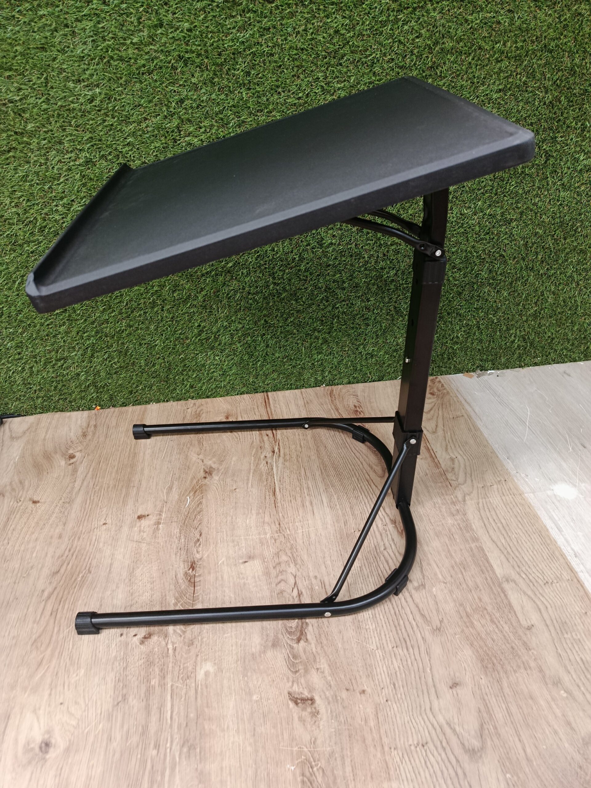 Kithome Mesa Auxiliar Plegable/Ajustable,45x49x63/68/73cm, NG - Imagen 5