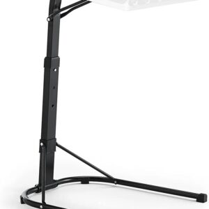 KITHOME - Mesa Plegable Auxiliar con Altura Ajustable, Blanco