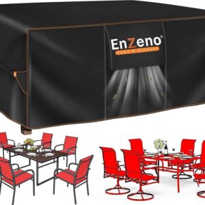 Enzeno Funda Mesa Exterior Impermeable, 165x105x70cm.
