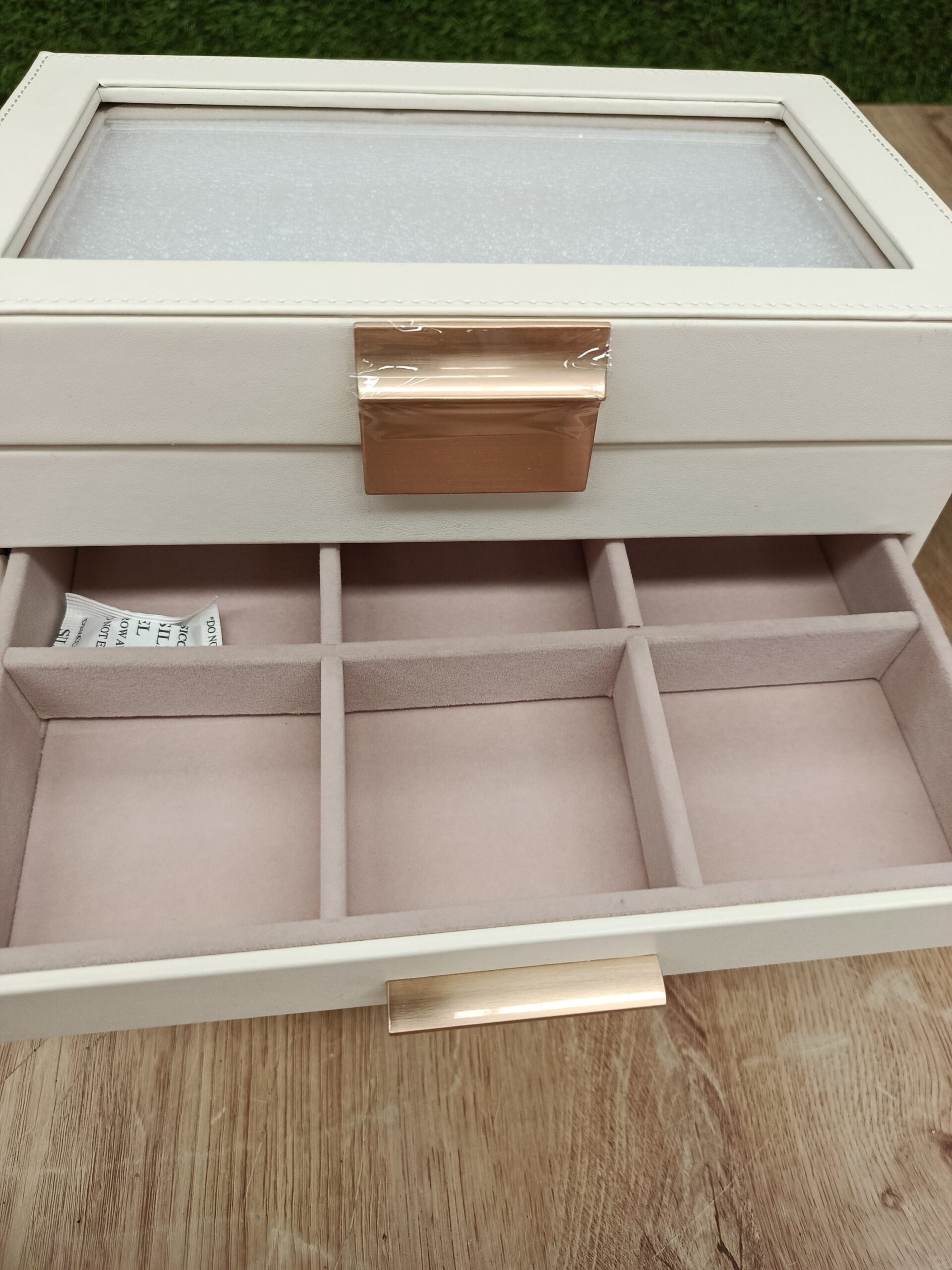 SONGMICS JBC161W01 CAJA DE JOYAS, BLANCO - Imagen 6