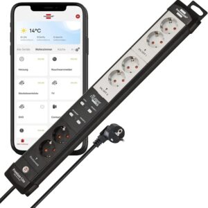 Brennenstuhl Connect Premium-Line Regleta WiFi/Regleta Inteligente