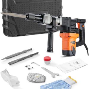 VEVOR Martillo de Demolición 1400W 19J 2900BPM
