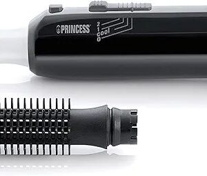 Princess 529202 Rizador Cool Curl CC 300 negro – Dos cabezales de cepillo