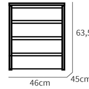 MUEBLES PITARCH | Cajonera 4 Cajones, Cómoda Dormitorios.
