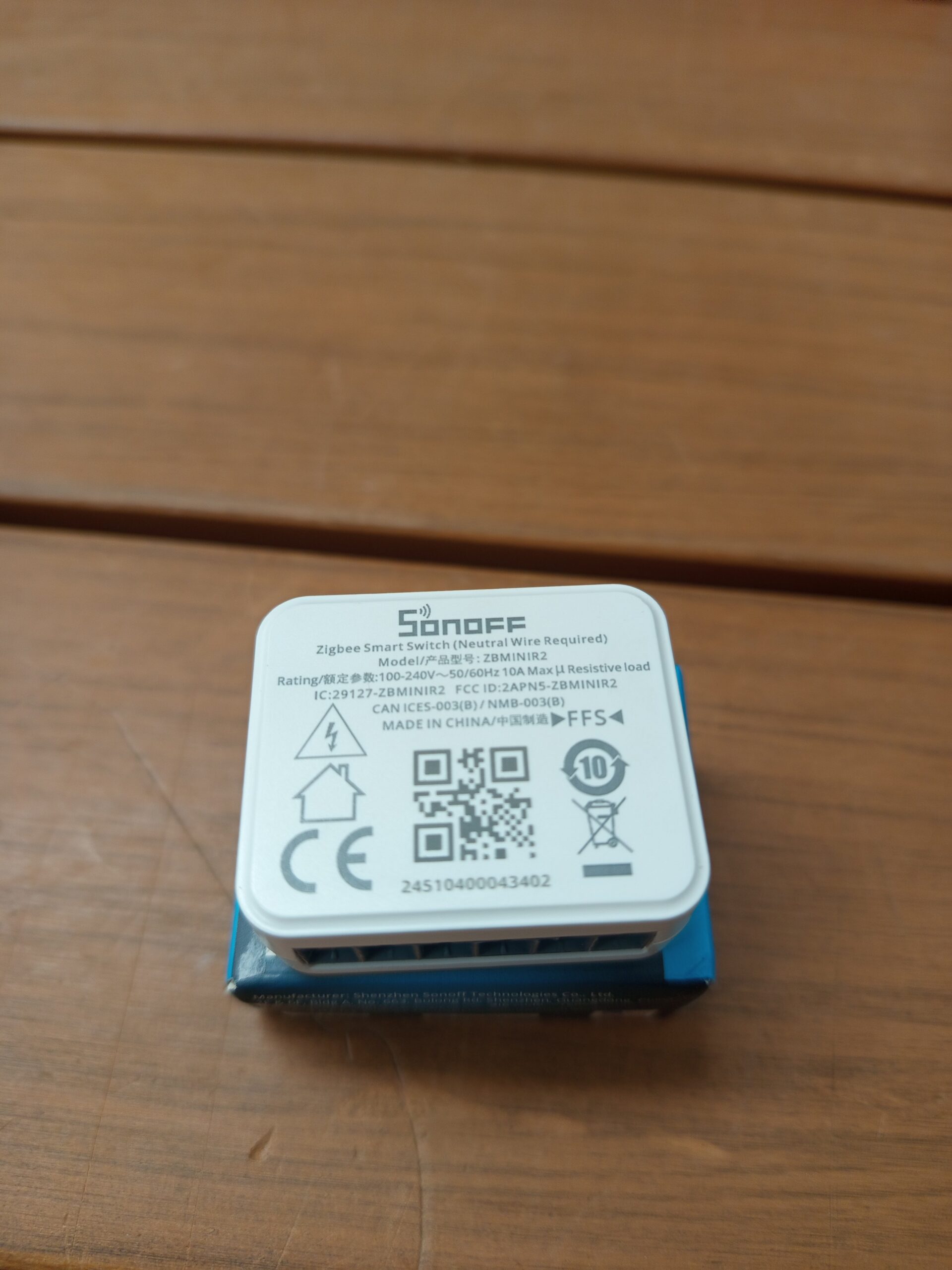 SONOFF ZigBee Mini Smart Switch ZBMINIR2, Interruptor de luz - Imagen 3