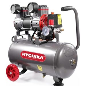 HYCHIKA Compresor Aire, Compresor Silencioso Portatil 8 Bar, 24L, 230V-240V.