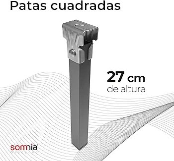 Juego de 6 Patas, 27 cm - Somnia Descanso - Imagen 2