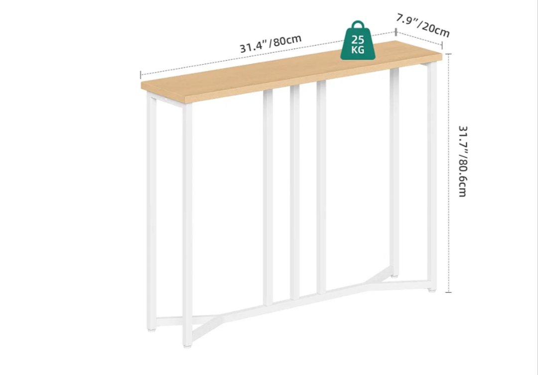 YITAHOME Mesa Consola, 80cm Consola. - Imagen 2