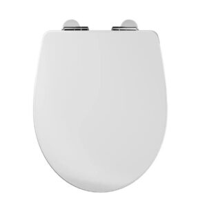 Asiento de inodoro ovalado blanco Purity Sensea