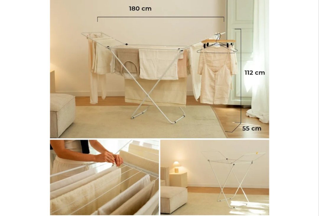 Newlux - Tendedero Plegable con Alas Stand - Imagen 2