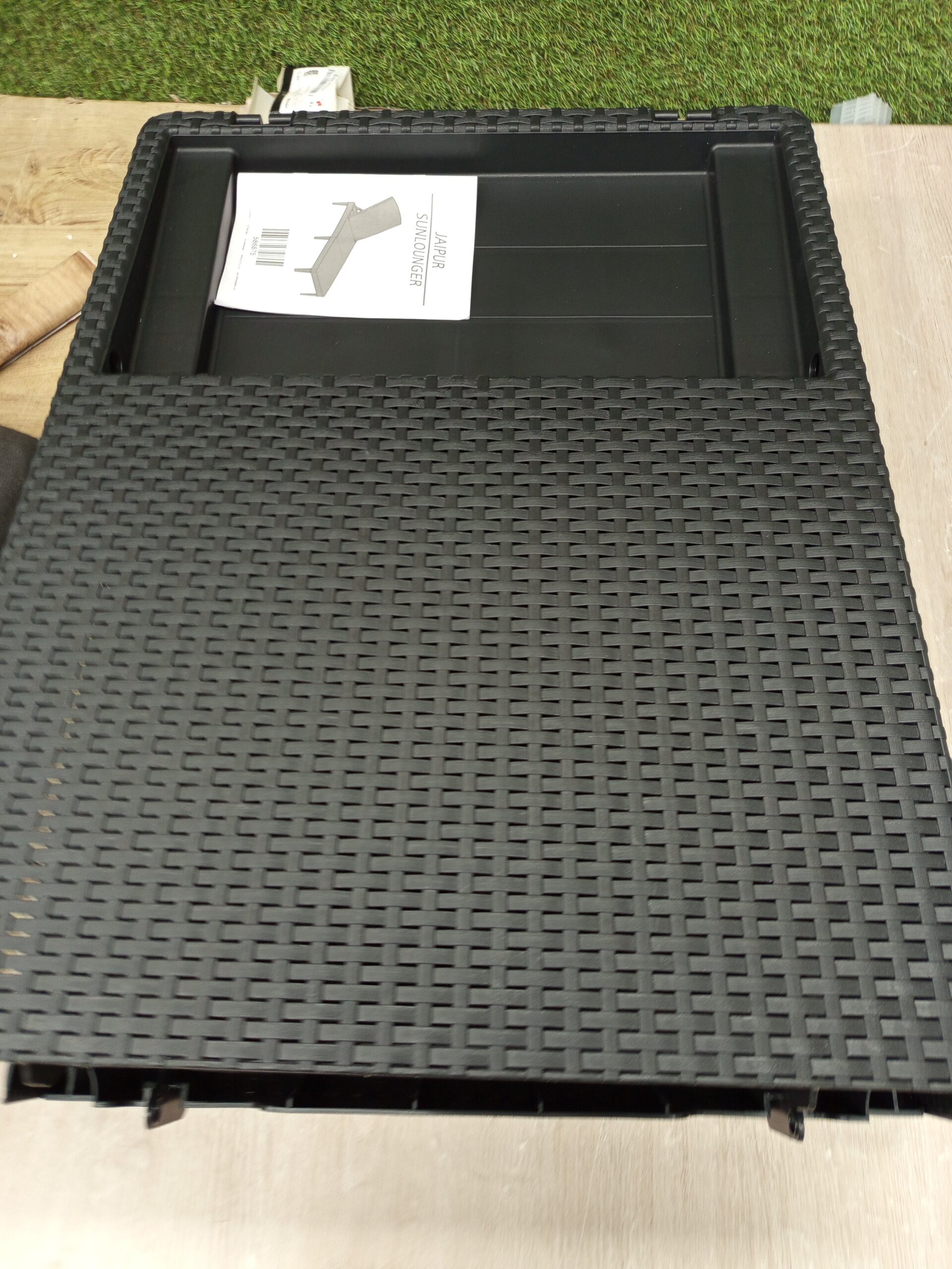 Keter Jaipur-Tumbona de Jardín Plegable, para Exterior terrazas - Imagen 8