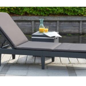 Keter Jaipur-Tumbona de Jardín Plegable, para Exterior terrazas