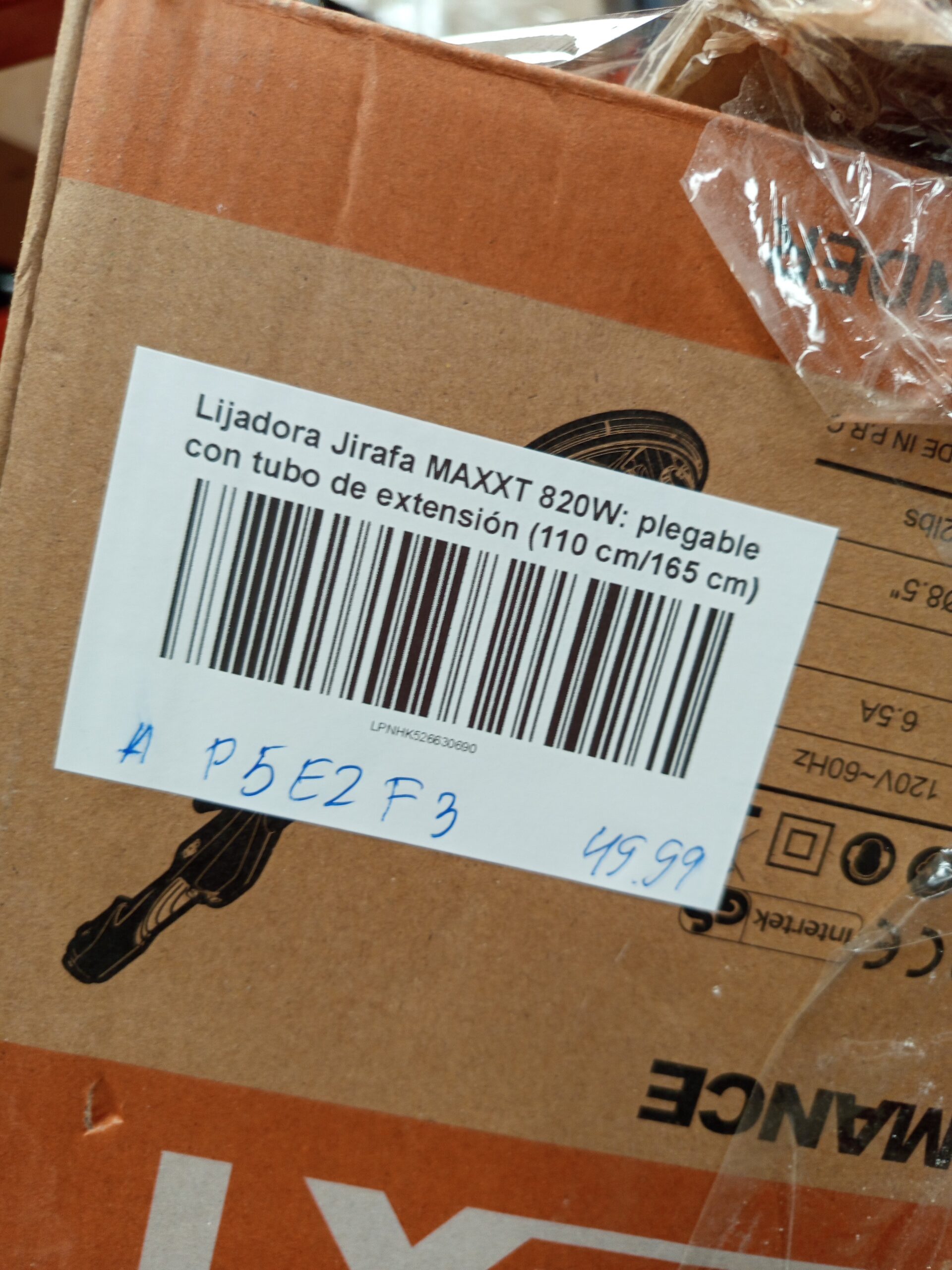 Lijadora Jirafa MAXXT 820W: plegable - Imagen 8