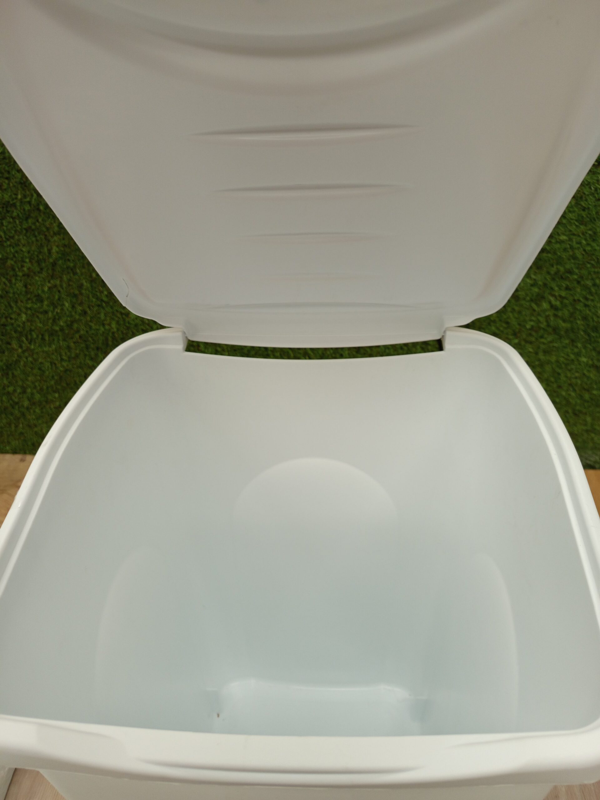 Stefanplast – Cubo de Basura, 50 L, Color Blanco - Imagen 5