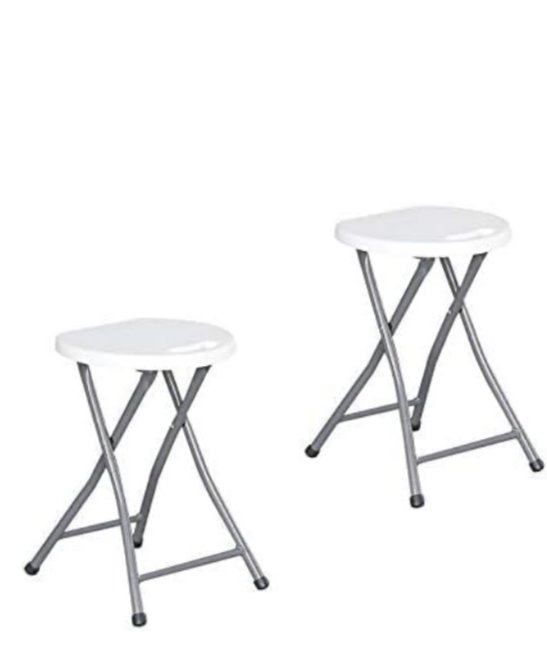 KG KITGARDEN - Pack de 2 Taburetes Plegables