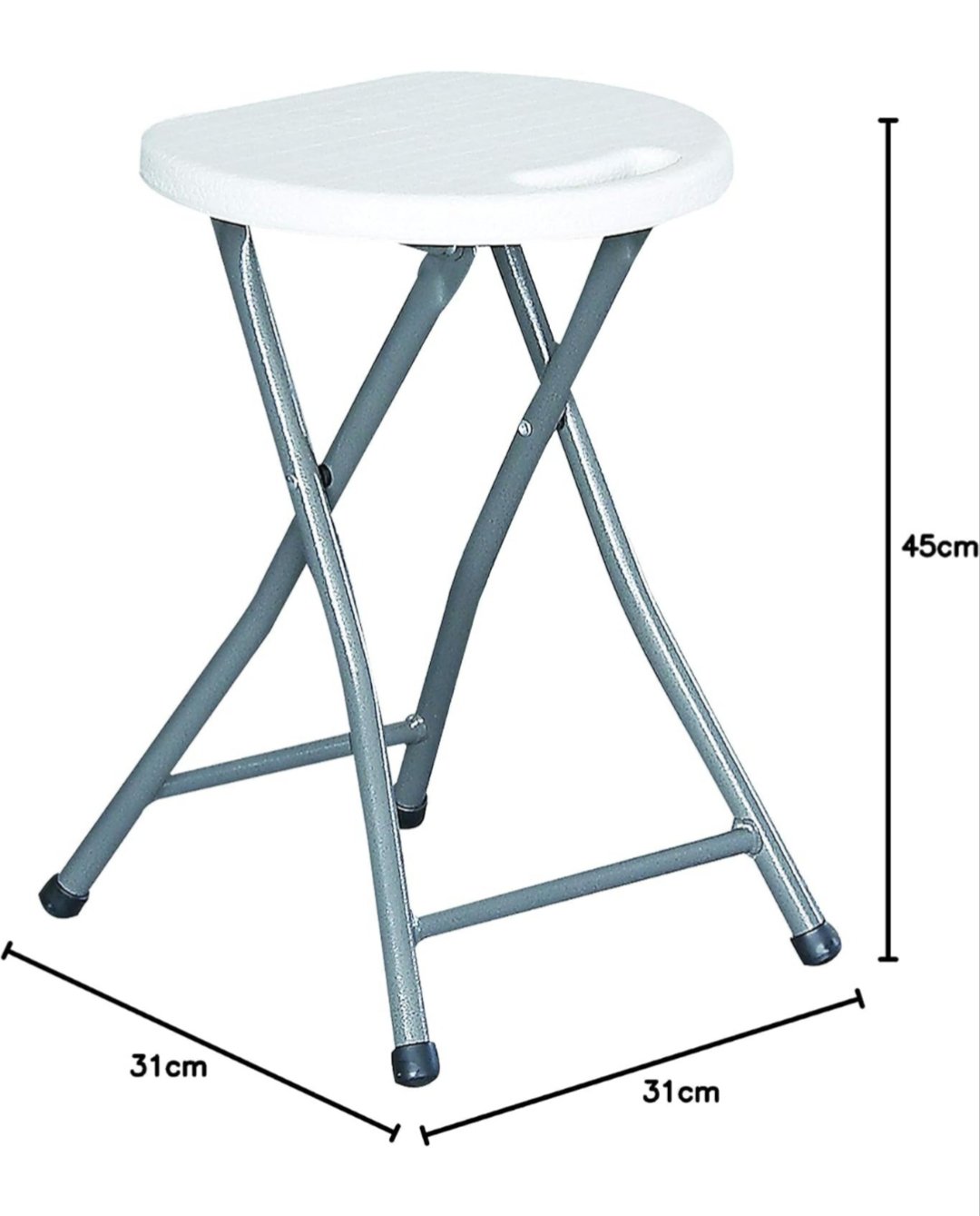 KG KITGARDEN - Pack de 2 Taburetes Plegables - Imagen 2