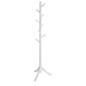 VASAGLE Perchero de madera RCR60WT