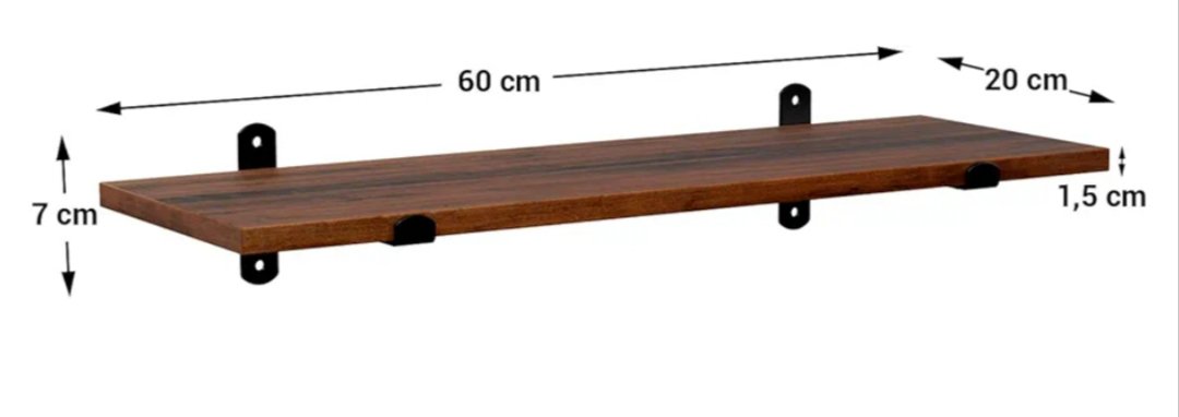 SONGMICS Estante de Pared LWS04NB - Imagen 2